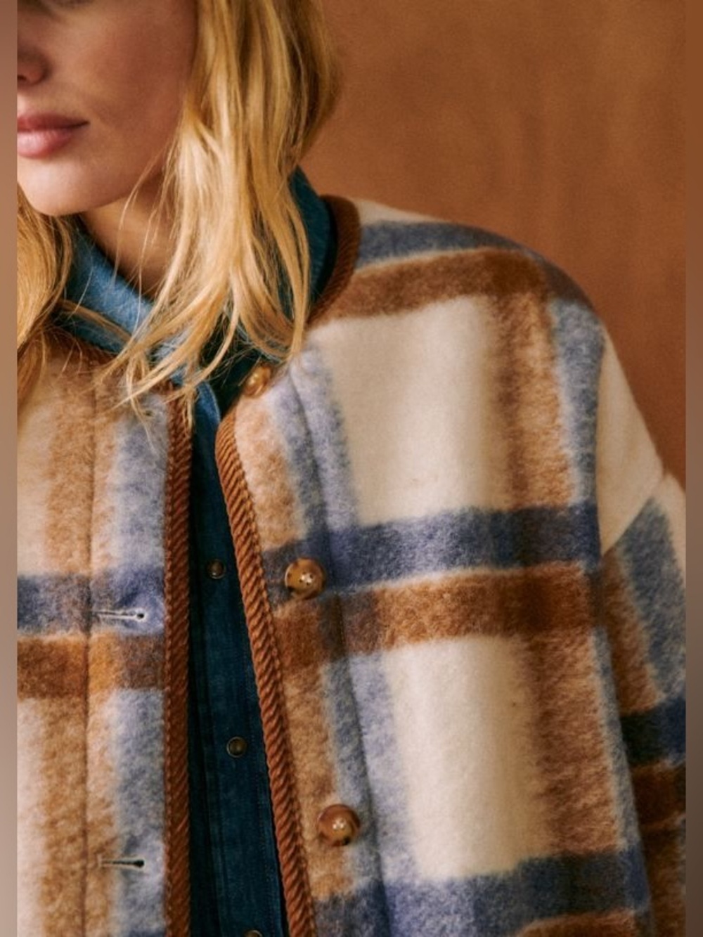 NWT Reversible Sezane Sari Jacket 34/2 - Picture 2 of 9